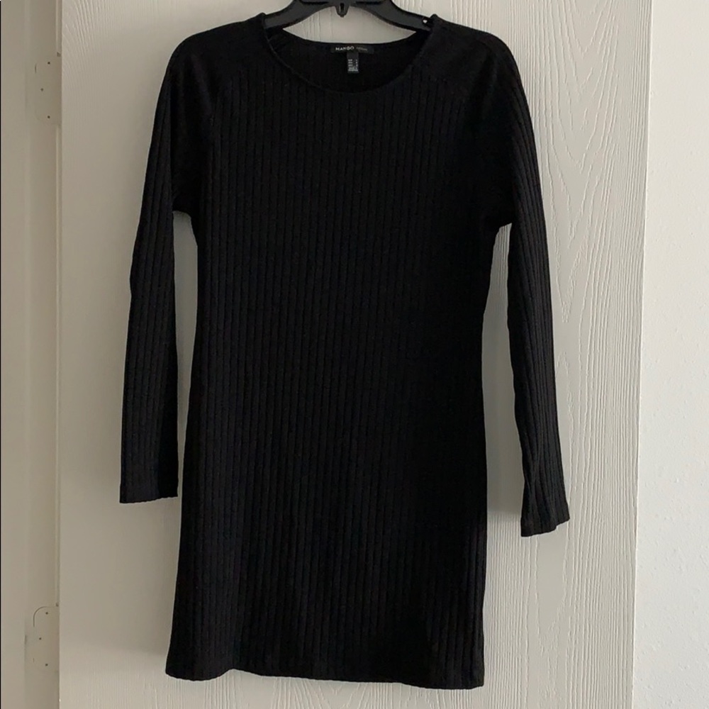 Mango black dress